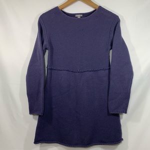 J. Jill petite purple long sleeve sweater dress